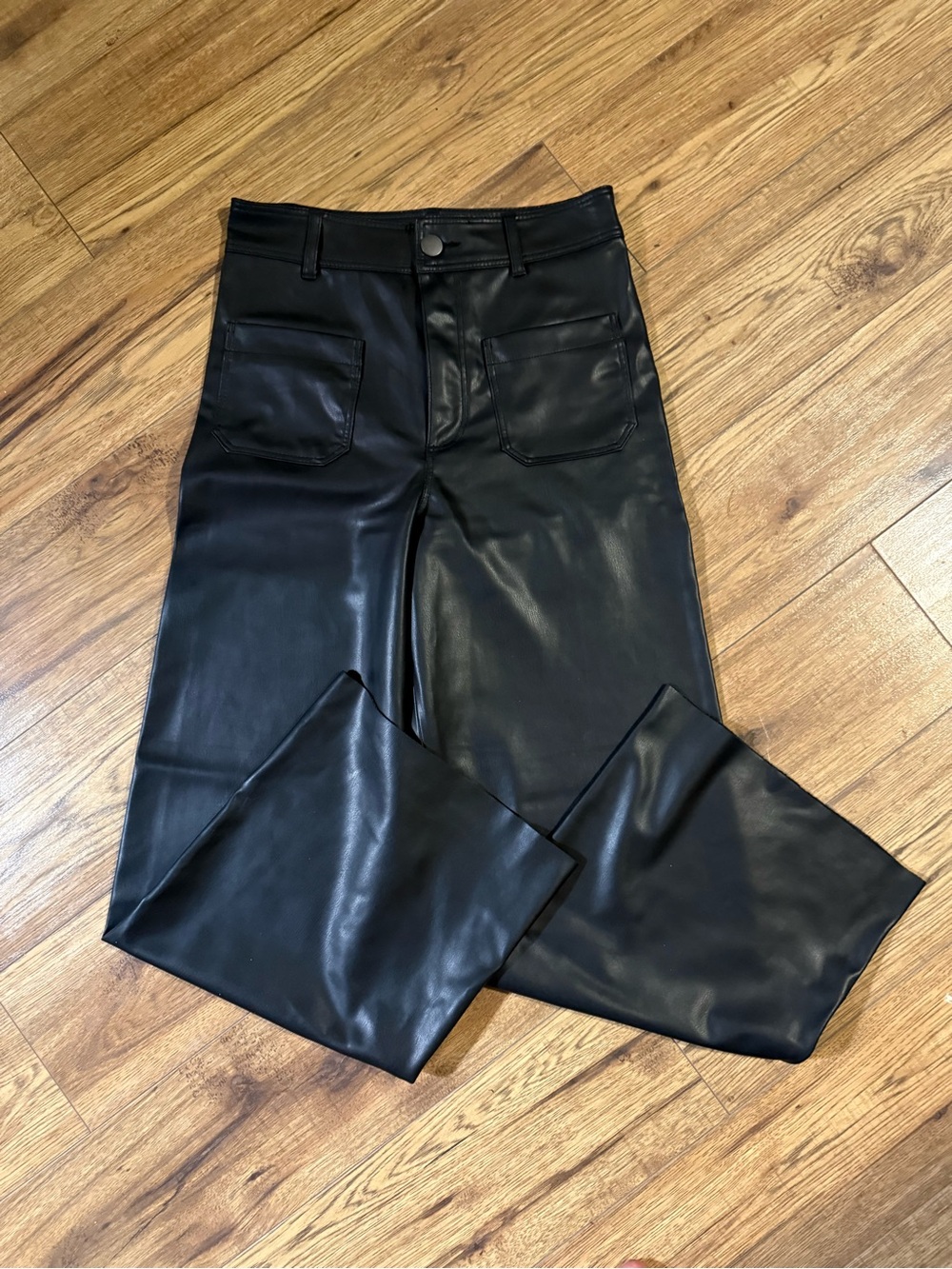 Zara faux leather pants - wmns 6